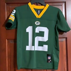 Green Bay Packer Rogers Jersey size 8